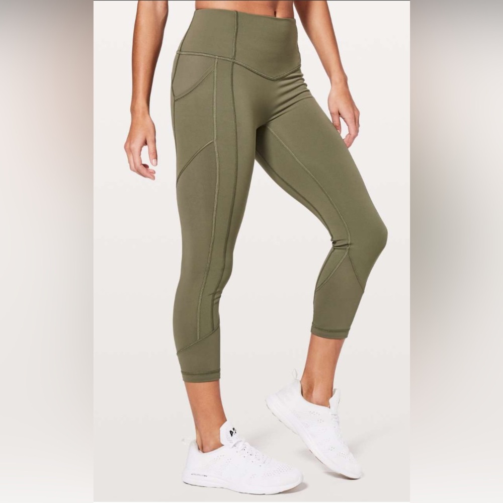 Olive Green Women's Leggings